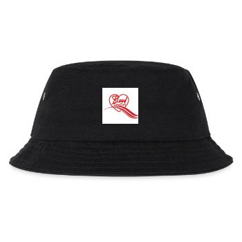 Blood Donation Heart Logo - Kids’ Bucket Hat - black - Front