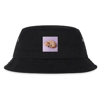 Chiot endormi sur fond lilas - Bob Enfant - noir - Devant