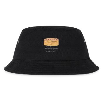 Kolosseum Rom Italien, Koordinaten, Eröffnungsjahr - Kinder Bucket Hat - Schwarz - Vorne