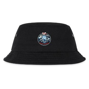 Grönland Ist Nicht Zum Verkauf Flagge - Kinder Bucket Hat - Schwarz - Vorne