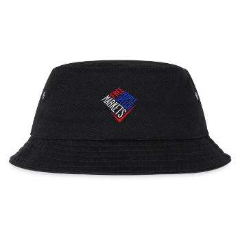 Free Speech Markets People Libertär Freiheit Logo - Kinder Bucket Hat - Schwarz - Vorne