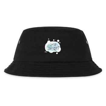 Windhunde - Kinder Bucket Hat - Schwarz - Vorne