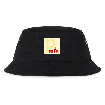Pasta Nudeln Lieblingsessen - Kinder Bucket Hat - Schwarz - Vorne