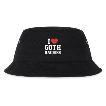 Ich Herz Goth-Bösewichte - Kinder Bucket Hat - Schwarz - Vorne