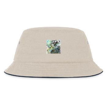 Airplane - Kinder Bucket Hat - Natur/Navy - Vorne