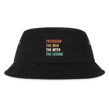 Arzt Mythos Legende Shirt - Kinder Bucket Hat - Schwarz - Vorne
