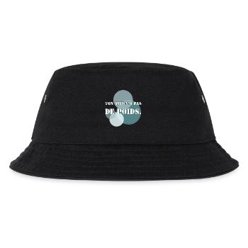 YOUR OPINION HAS NO WEIGHT. - Kids’ Bucket Hat - black - Front