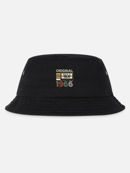 Original 1966 Jahrgang Vintage Retro Geburtstag - Kinder Bucket Hat - Schwarz