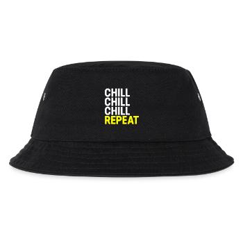 Chill Chill Chill Repeat - Kids’ Bucket Hat - black - Front