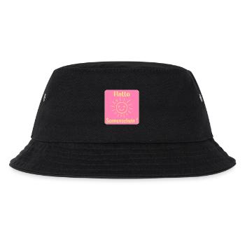 Hallo Sonnenschein - Kinder Bucket Hat - Schwarz - Vorne