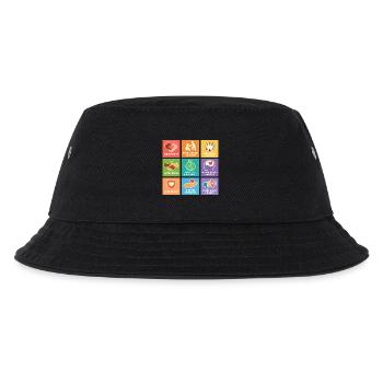 Menschenrechte Gleichheit Inklusion Statement - Kinder Bucket Hat - Schwarz - Vorne