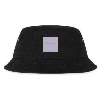 Quiet Is Strong Typography Poster Minimalist - Kids’ Bucket Hat - black - Front