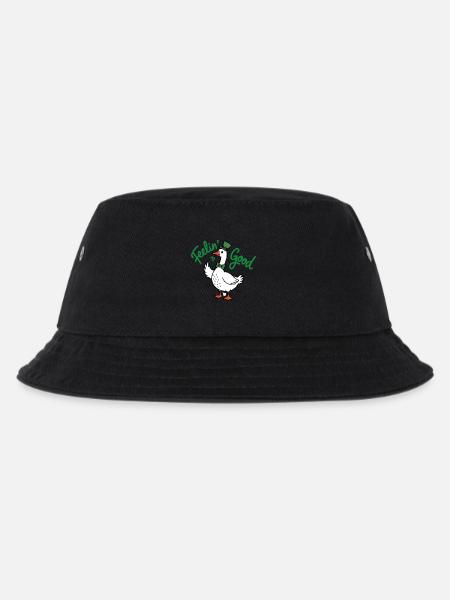 Fühlender guter Ente-Leprechaun - Kinder Bucket Hat - Schwarz