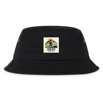 GR 20 KORSIKA - Kinder Bucket Hat - Schwarz - Vorne