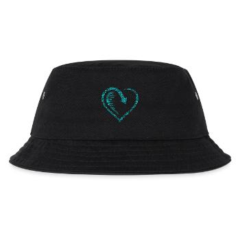 Big Heart, Heart, Arrow with Love, Love Heart - Kids’ Bucket Hat - black - Front