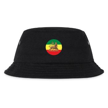 Lion of Judah Rasta Reggae Roots Jah Rastafari - Kinder Bucket Hat - Schwarz - Vorne