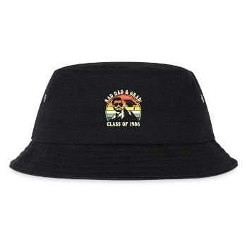 Rad Dad Grad Class of 1986 Retro - Kids’ Bucket Hat - black - Front