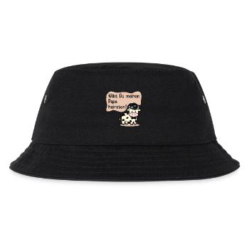 Marrying My Dad - Wedding Proposal - Kids’ Bucket Hat - black - Front