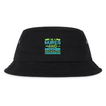 Infirmière et mère – Chemise épuisée mais heureuse - Bob Enfant - noir - Devant