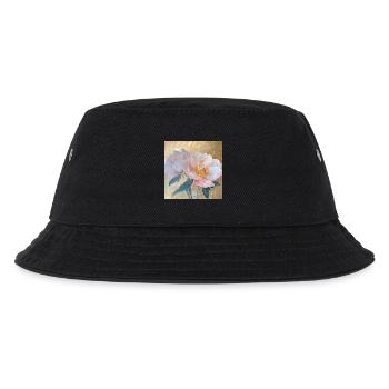 Goden Elegante Rosa Pfingstrose Blumen - Kinder Bucket Hat - Schwarz - Vorne