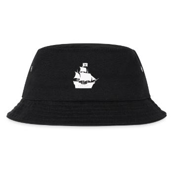 Piratenschiff Silhouette - Kinder Bucket Hat - Schwarz - Vorne
