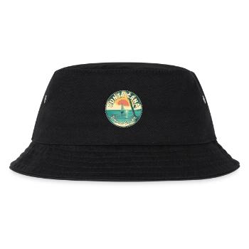 Entdecken Sie Punta Cana in der Dominikanischen Republik - Kinder Bucket Hat - Schwarz - Vorne