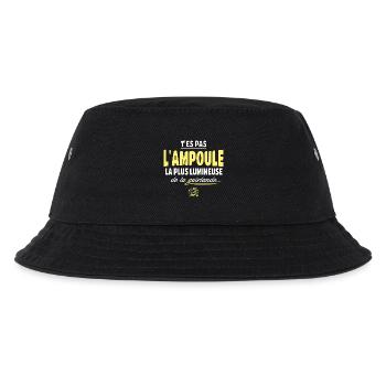 You're not the brightest light bulb - Kids’ Bucket Hat - black - Front