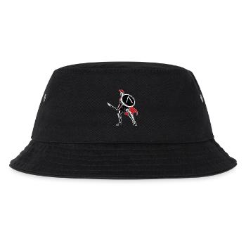 Spartan Sword Shield Mascot Spartan Legend - Kids’ Bucket Hat - black - Front
