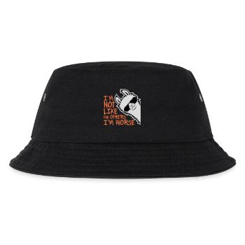 Lama Sonnenbrille Im Not Like The Others I'm Worse - Kinder Bucket Hat - Schwarz - Vorne