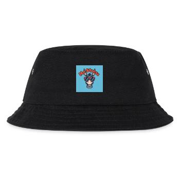 Stressfreier Esel und rote Brille - Kinder Bucket Hat - Schwarz - Vorne