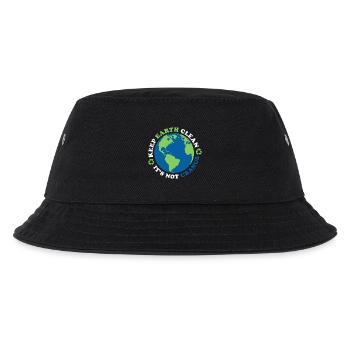 Halte die Erde sauber, es ist nicht Uranus - Kinder Bucket Hat - Schwarz - Vorne