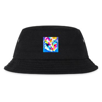 Explosion of colour in watercolour - Kids’ Bucket Hat - black - Front