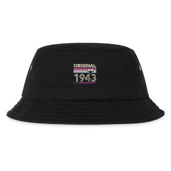 Originalausgabe von 1943 Retro - Kinder Bucket Hat - Schwarz - Vorne