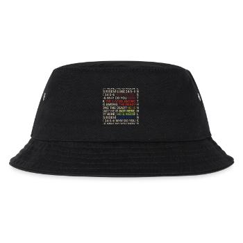 Er ist auferstanden - Kinder Bucket Hat - Schwarz - Vorne