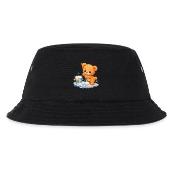 Nettoyage d’ours de chemise d’enfants Nettoyage de printemps mignon - Bob Enfant - noir - Devant