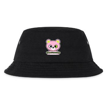 Neon Rebel Bär – Do Not Trust Me - Kinder Bucket Hat - Schwarz - Vorne