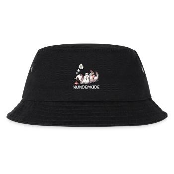 Hundemüde Miniatur Bullterrier Bully Bullterrier - Kinder Bucket Hat - Schwarz - Vorne