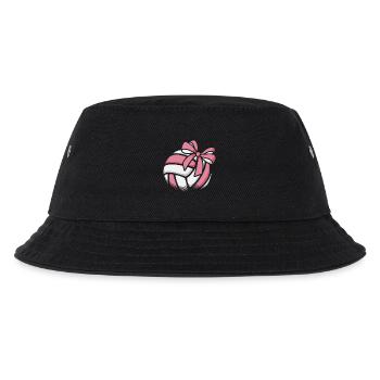 Volleyball Mädchen Beachvolleyball Volleyballerin - Kinder Bucket Hat - Schwarz - Vorne