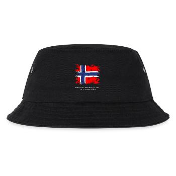 Norway flag vintage - Kids’ Bucket Hat - black - Front