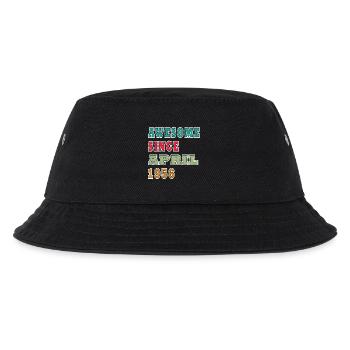 Awesome Since April 1956 - Kinder Bucket Hat - Schwarz - Vorne
