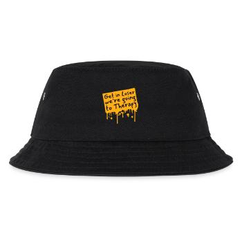Entre, perdant, on va à la thérapie Logo de la thérapie - Bob Enfant - noir - Devant