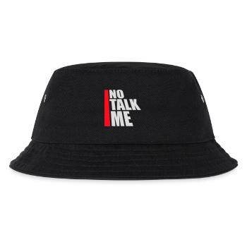 No Talk Me Funny Antisocial Introvert Saying - Kids’ Bucket Hat - black - Front