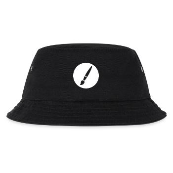 Brush, Painting, Art Symbol - Kids’ Bucket Hat - black - Front