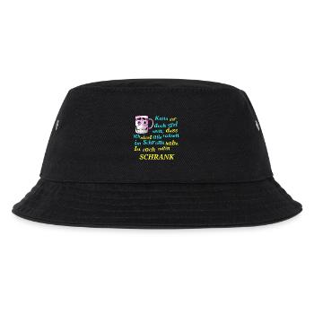 Alle Tassen im Schrank Funny Spruch - Kinder Bucket Hat - Schwarz - Vorne