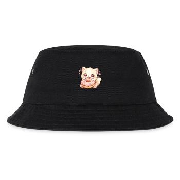 Chaton avec un donut - Bob Enfant - noir - Devant