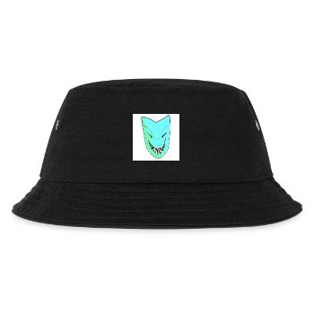 Smiling mask in gradient - Kids’ Bucket Hat - black - Front