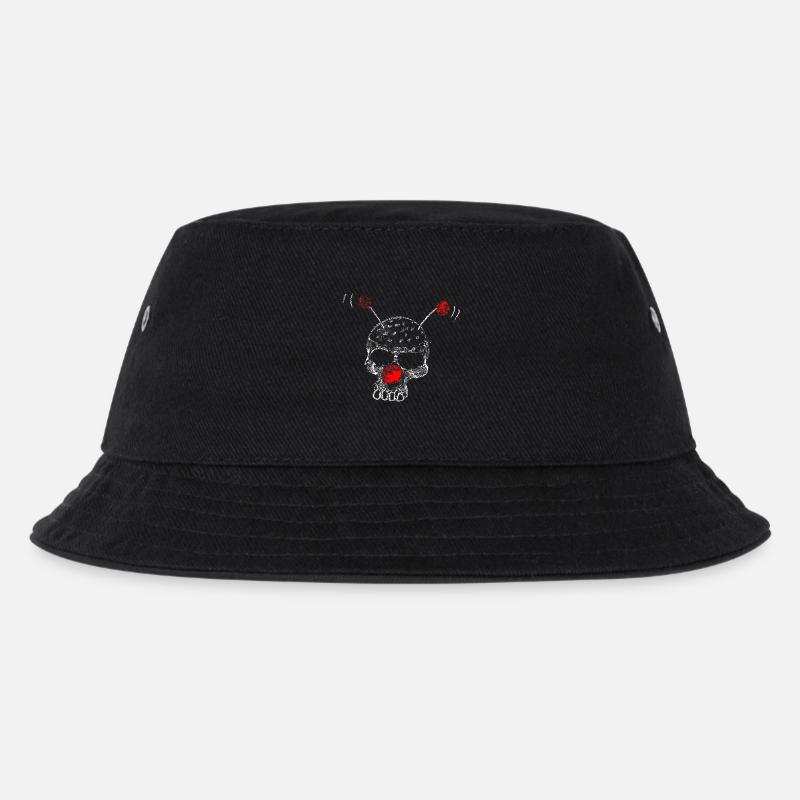 Clownschädel - Kinder Bucket Hat - Schwarz