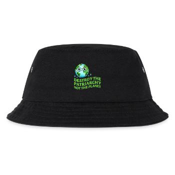 Destroy The Patriarchy Not The Planet Ecofeminist - Kids’ Bucket Hat - black - Front