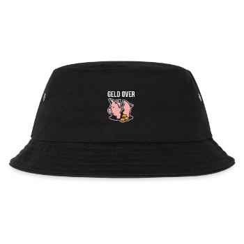 Geldverlust Piggy Bank - Kinder Bucket Hat - Schwarz - Vorne