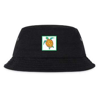Sea Turtle Hand Drawn - Kids’ Bucket Hat - black - Front